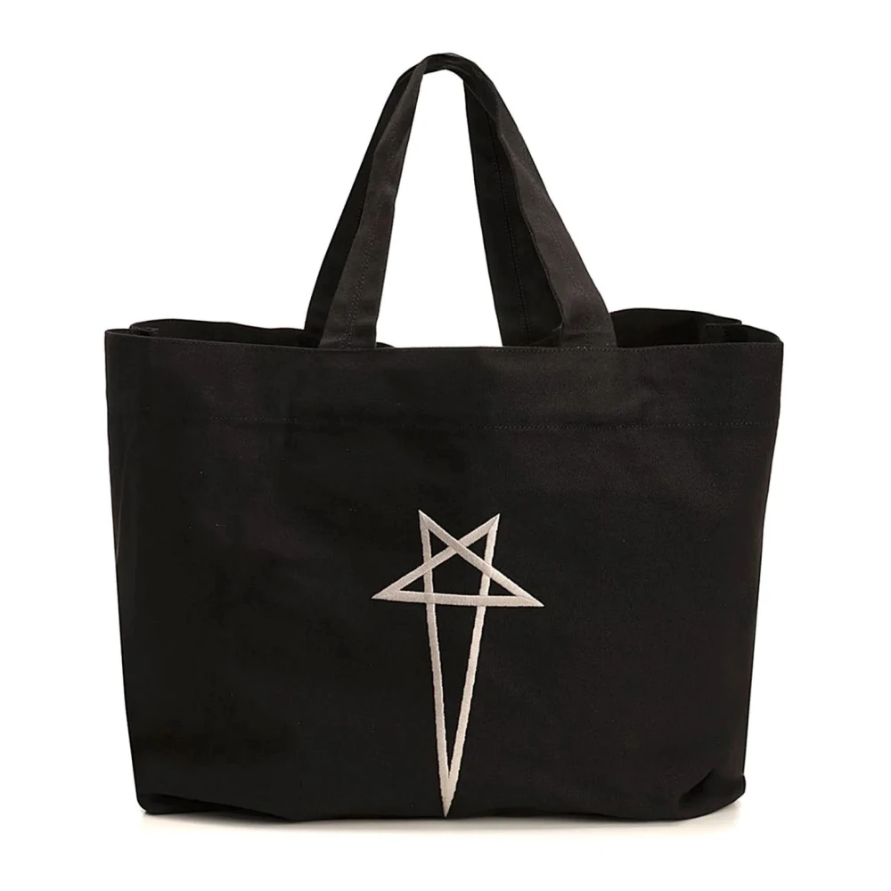 Rick Owens Donna Nero - Borsa Da Spiaggia - Beach Bag - Bags - One Size