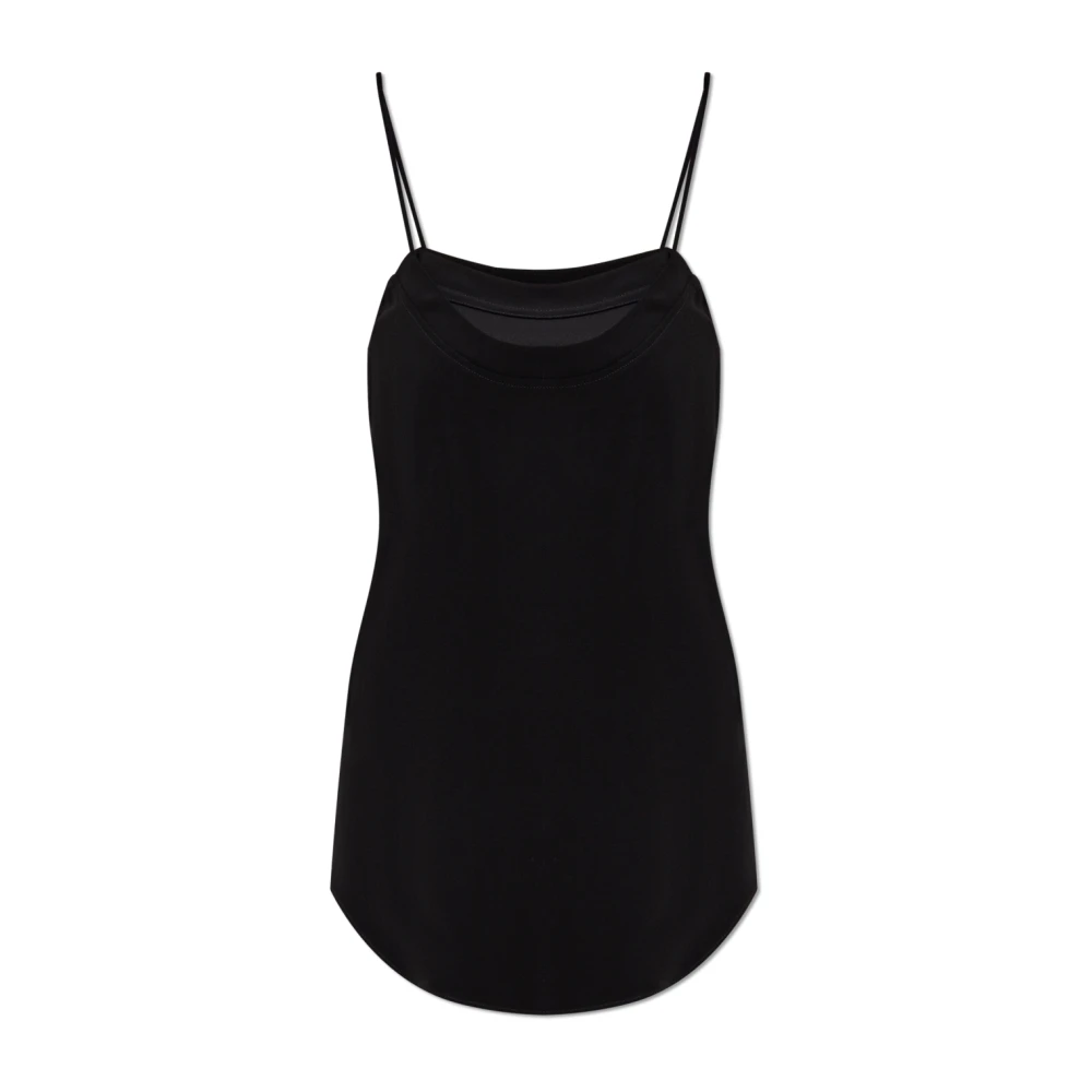 Balmain Mouwloze top Black Dames
