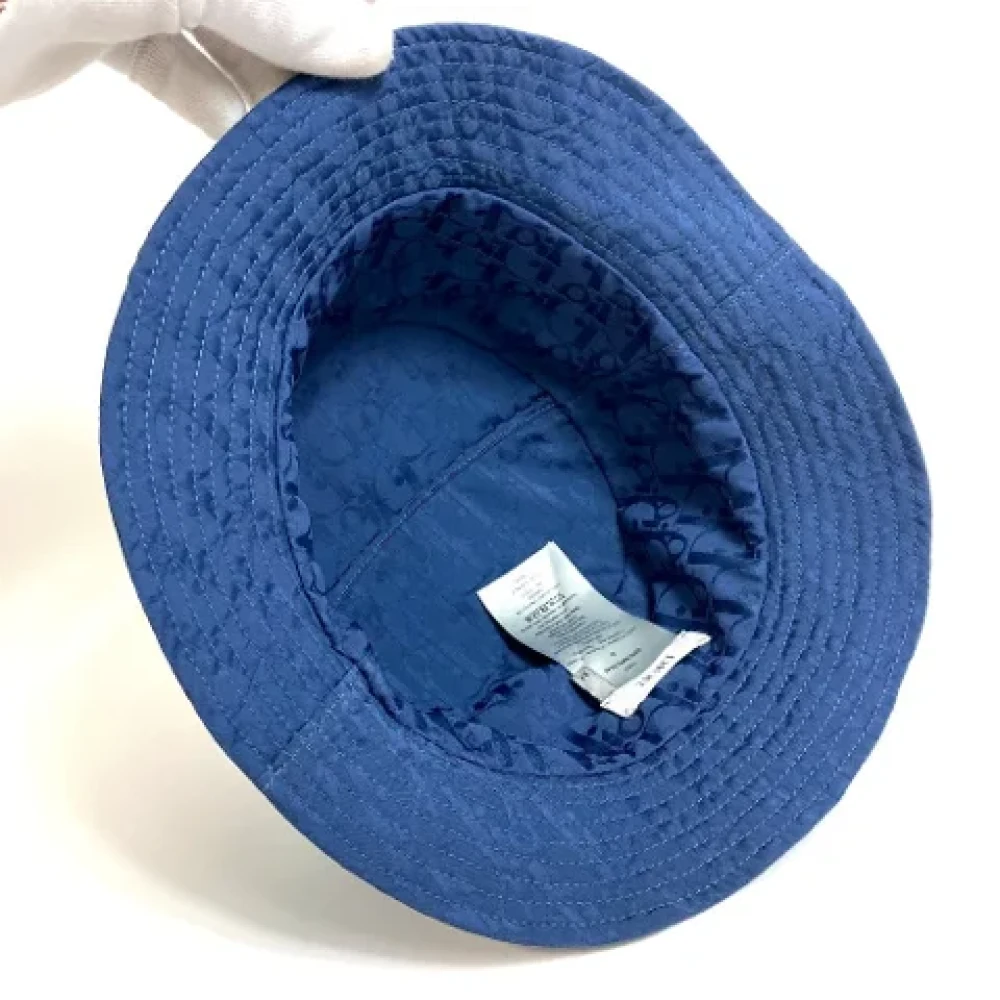 Dior Vintage Pre-owned Fabric hats Blue Dames