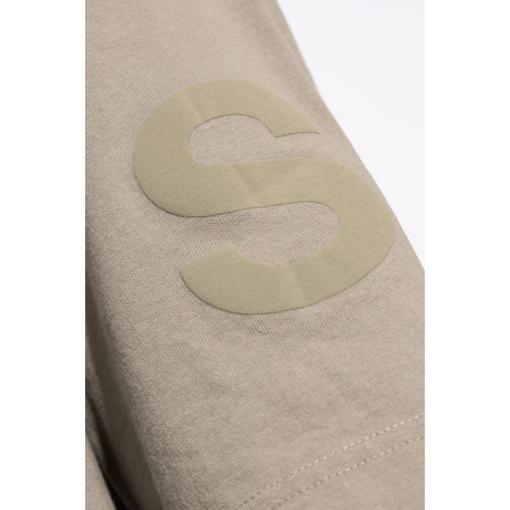 AllSaints Biggy T-shirt in oversize stijl Beige Heren