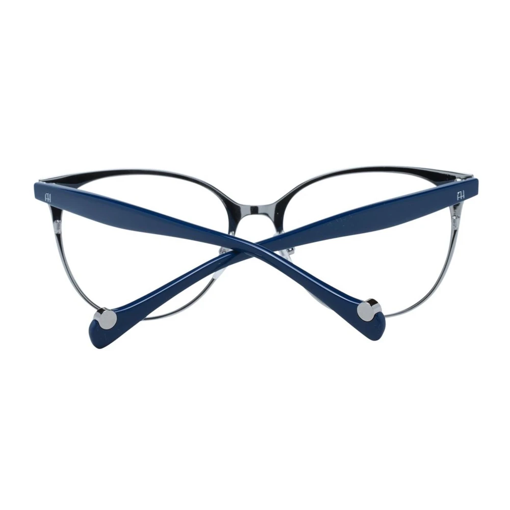 Ana Hickmann Blauwe Metalen Vlinder Optische Frames Blue Dames