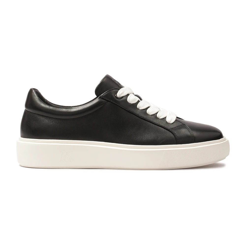 Kazar Studio Zwarte sneakers op contrasterende zool Heren Schoenen