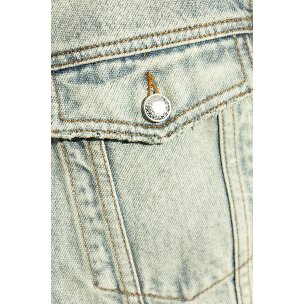 Zadig & Voltaire Denim jack 'Bases' Blue Heren