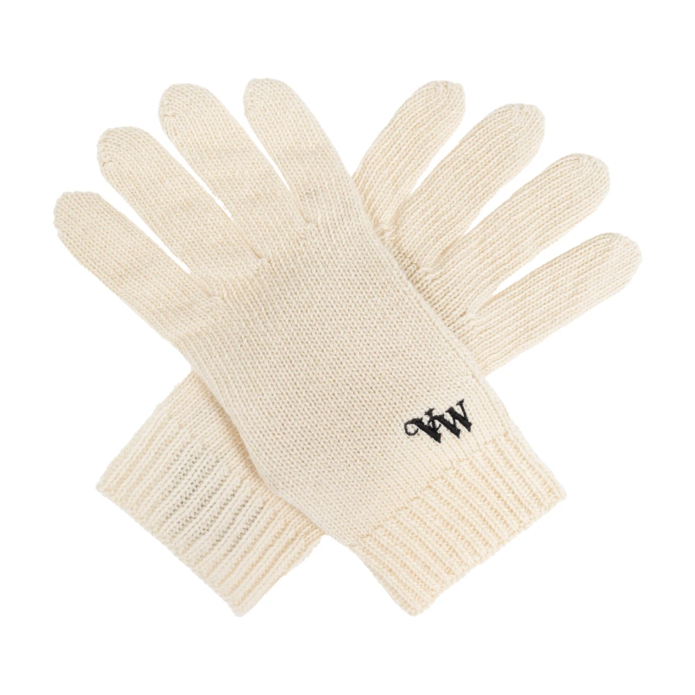 Vivienne Westwood Kasjmier handschoenen Beige Unisex