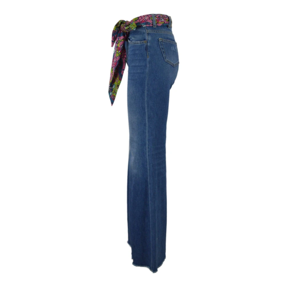 Gaëlle Paris Denim Jongens Jeans met Over Vestibiliteit Blue Dames