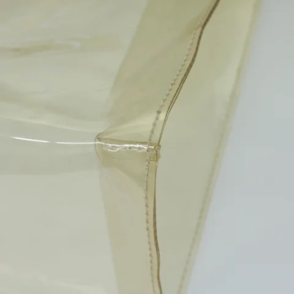 Hermès Vintage Pre-owned Vinyl handbags White Dames