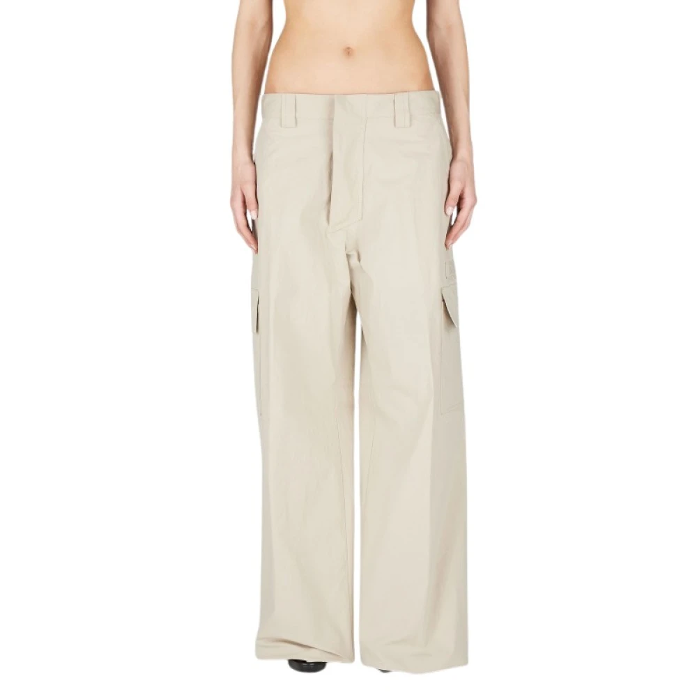 Dsquared2 Tech Broek met Maxi Zakken White Dames