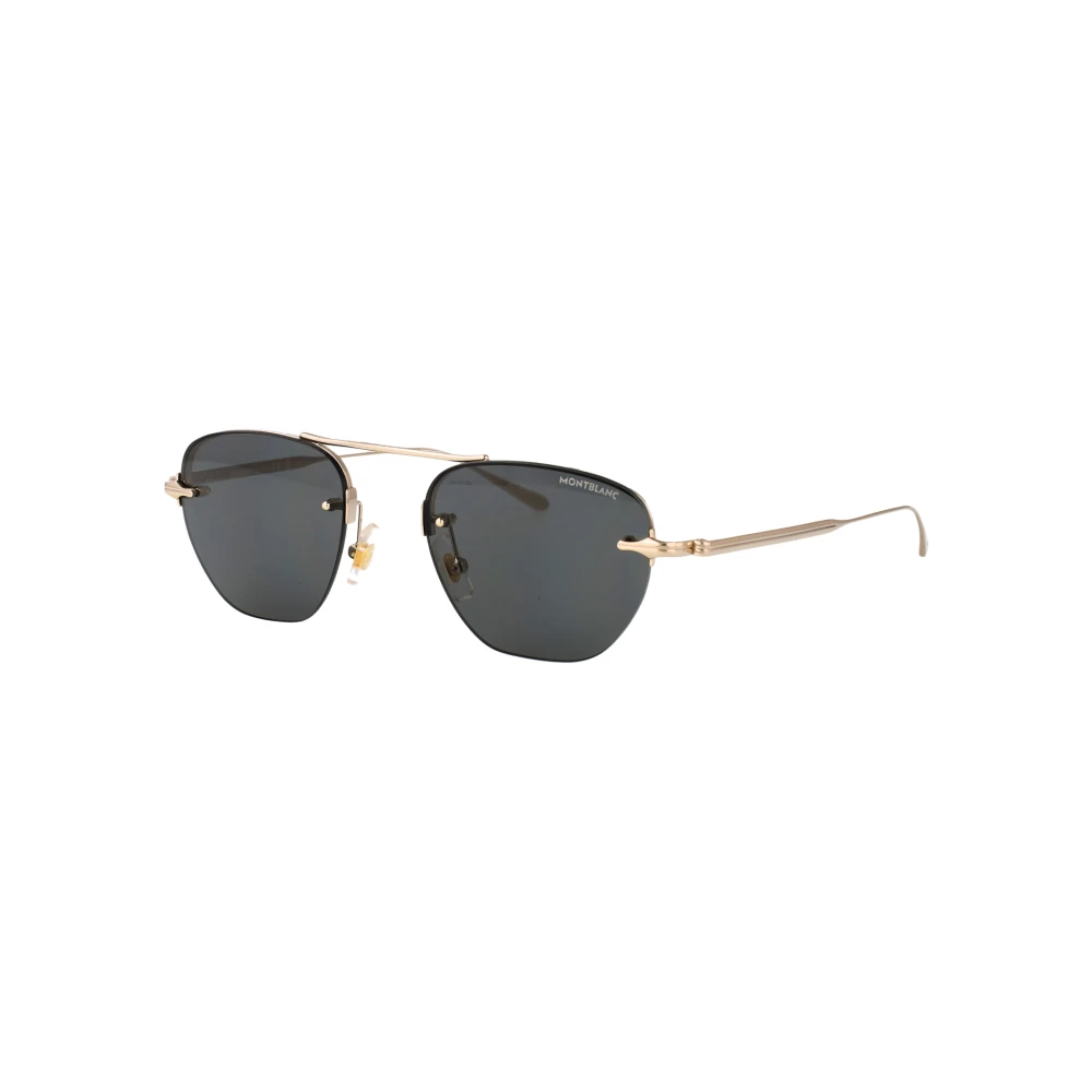 Montblanc Men's Yellow Sunglasses, 52 Mm, Stylish Sunglasses With Model Mb0404s