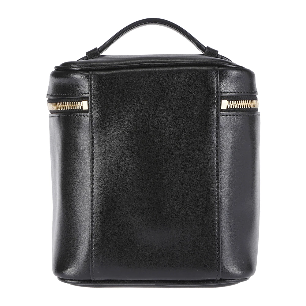 Victoria Beckham Stijlvolle Vanity Cube Tas Black Dames