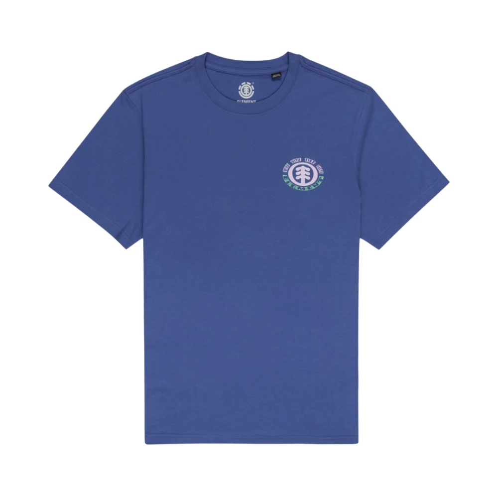 Element Glyph Tees Half Sleeve T-shirt Blue, Herr