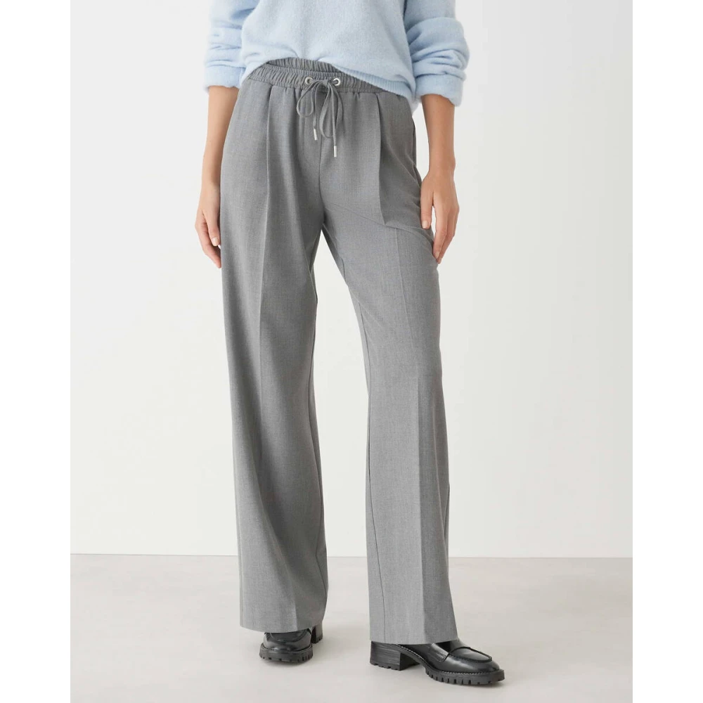 Opus Stijlvolle Mutasi Broek Gray Dames