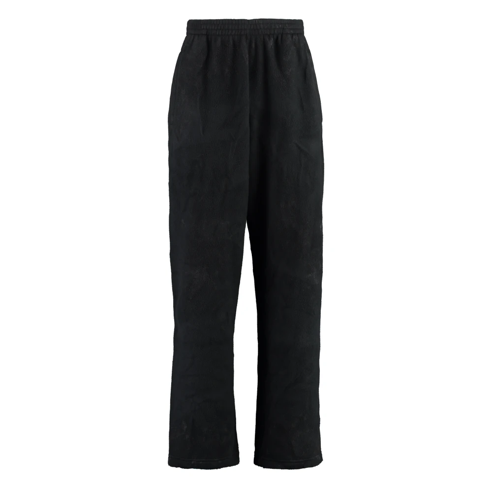 Balenciaga Verstelbare Techno Track Pants Black Heren