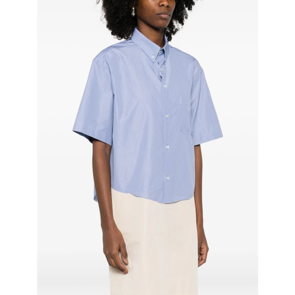 Maison Margiela Women's Blue Shirts - Shirts - S - Blouses & Shirts