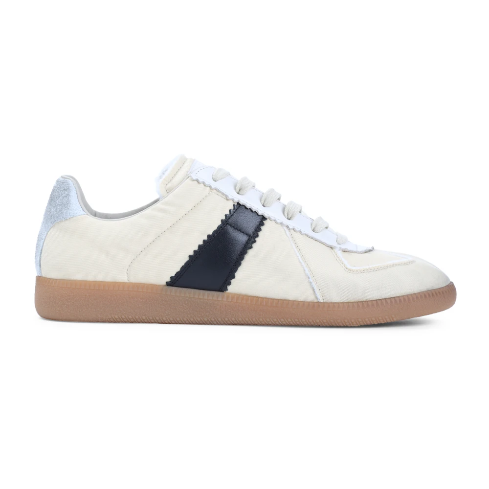 Maison Margiela Men's Beige Sneakers Elevate Contemporary Footwear