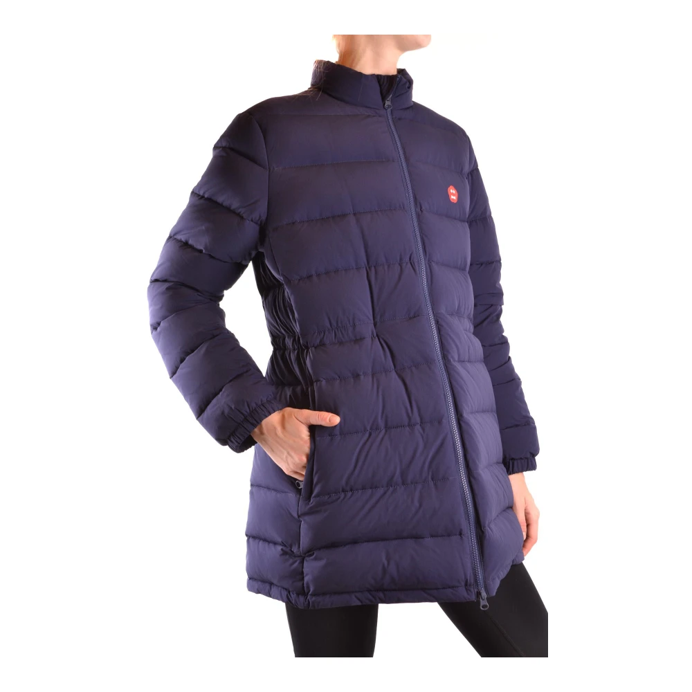 Aspesi Oversized Paarse Puffer Jacket Blue Dames