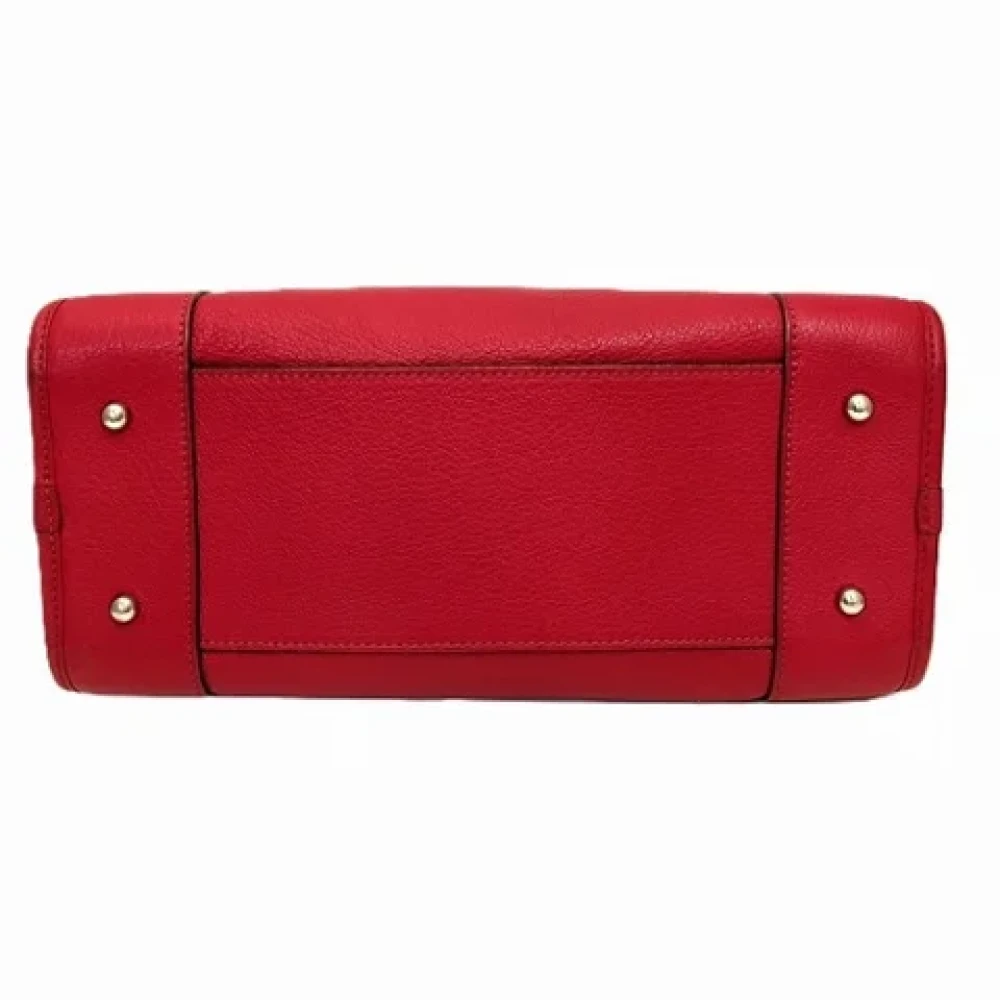 Loewe Pre-owned Leather handbags Red Dames