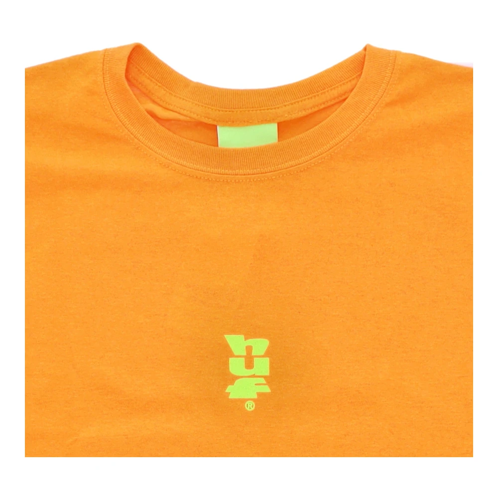 HUF Heren Megablast Tee Safety Orange Heren