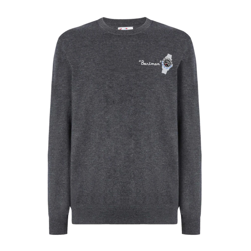 Mc2 Saint Barth Men's Light Heron Sweater