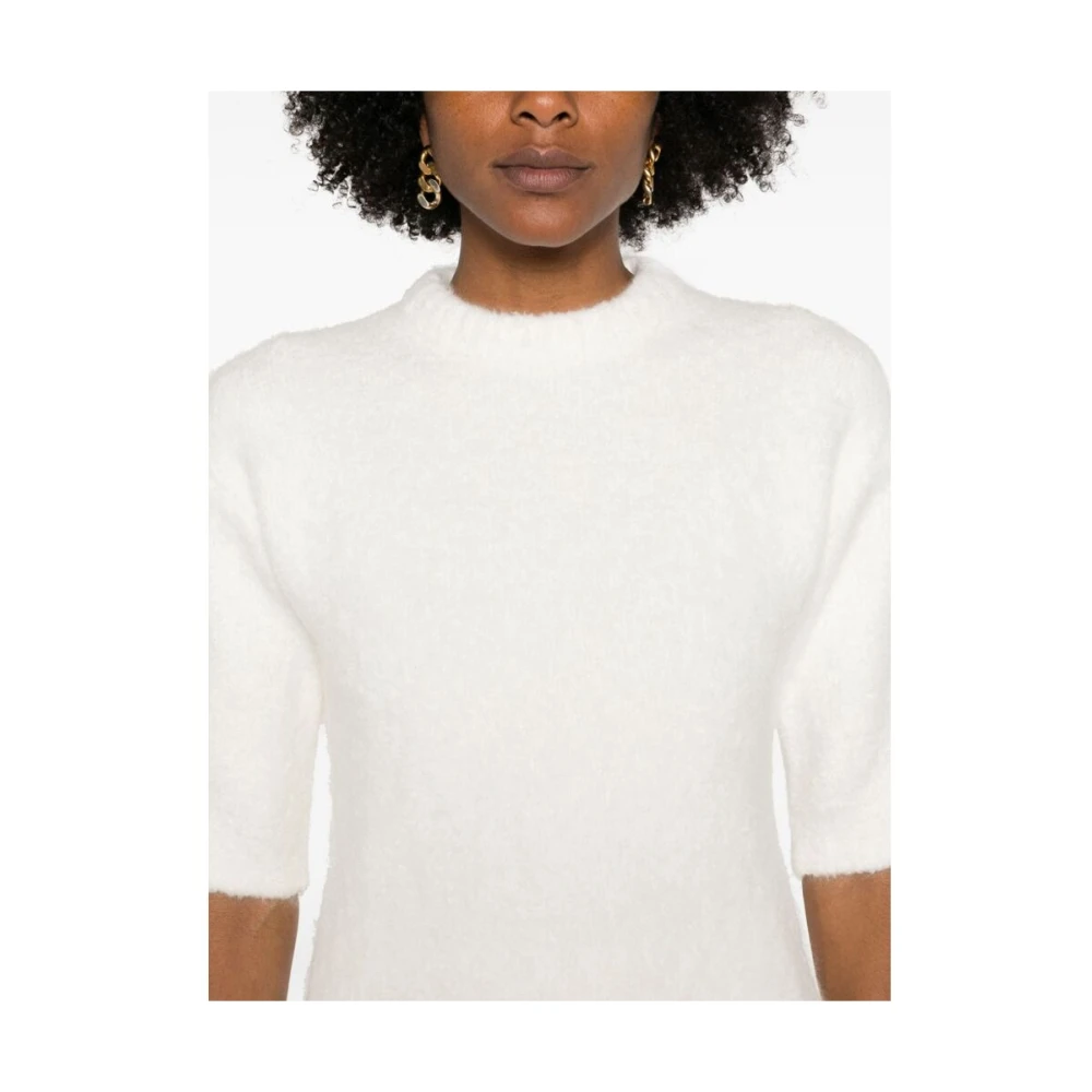 Fabiana Filippi Ivoor Wit Cashmere Blend Sweater White Dames
