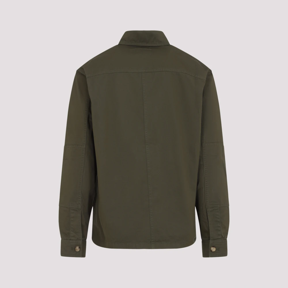 Saint Laurent Groen Katoenen Overhemd Stijlvol en Elegant Green Heren