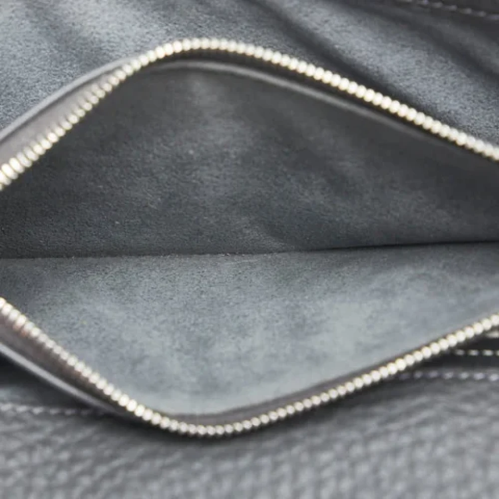 Fendi Vintage Pre-owned Leather wallets Gray Dames