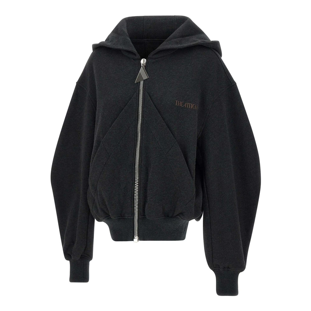 The Attico Zwarte Sweater Dameskleding Black Dames