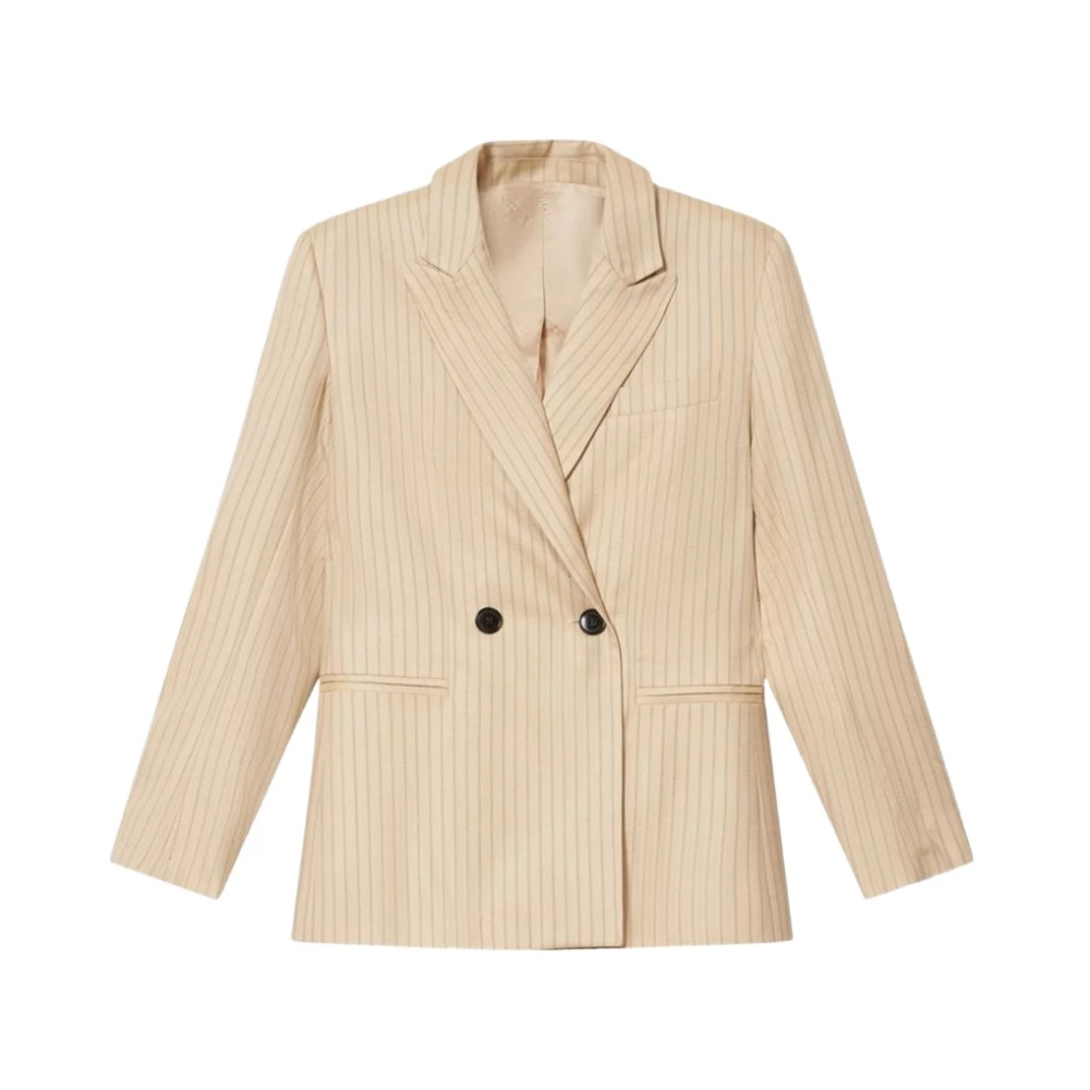 Isabel Marant Vrouw Beige Jassen Dames, S, Blazers