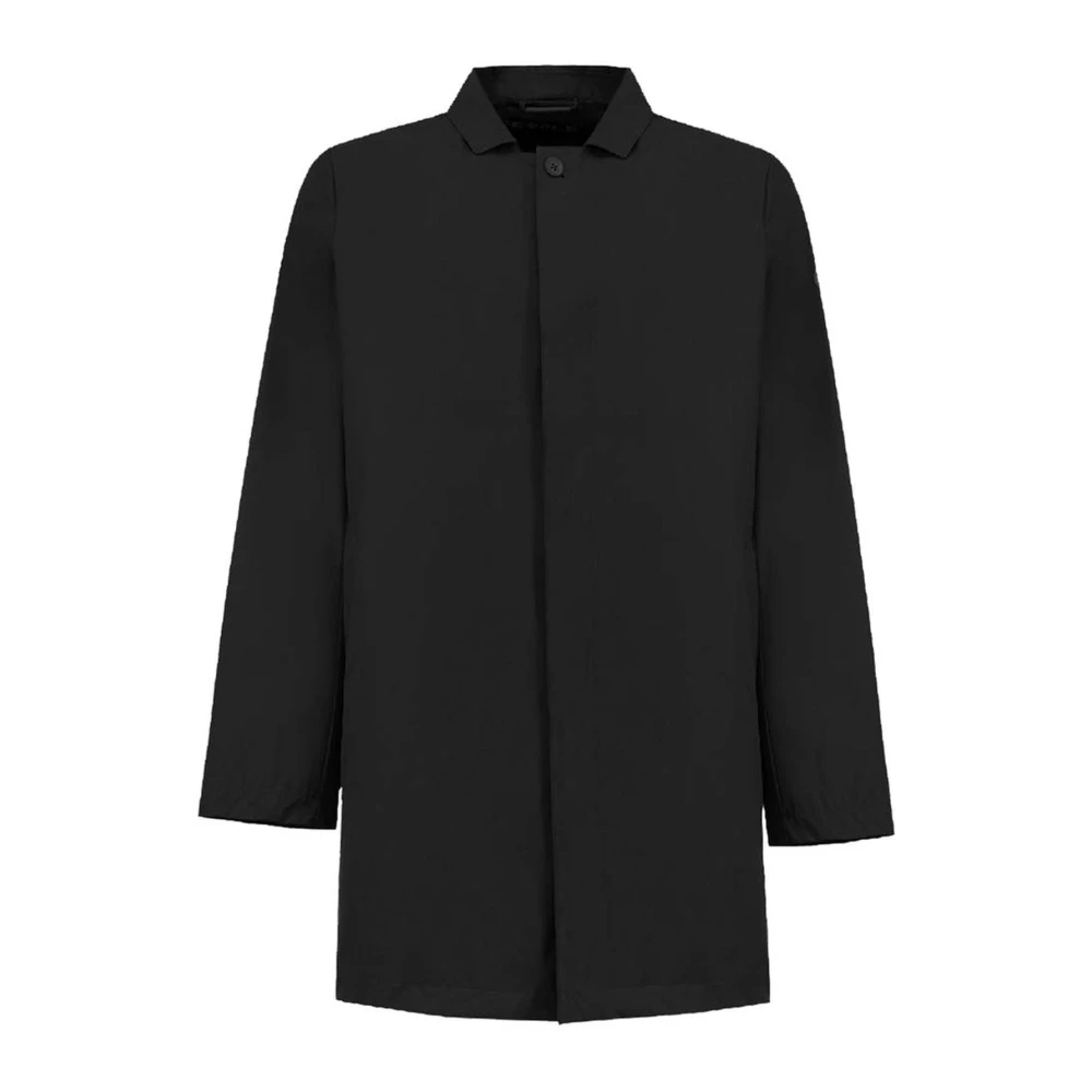 People of Shibuya Waterafstotende Slim-Fit Trenchcoat Black Heren