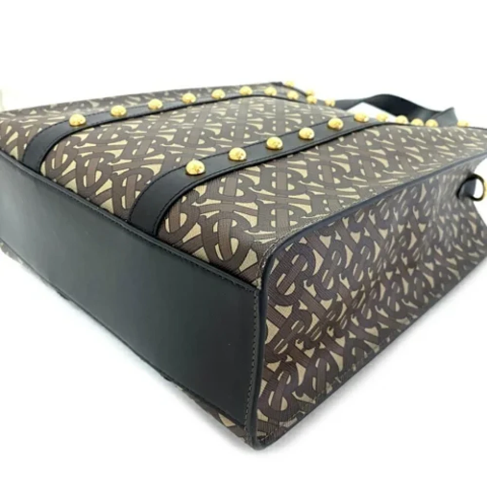 Burberry Vintage Pre-owned Fabric handbags Brown Dames