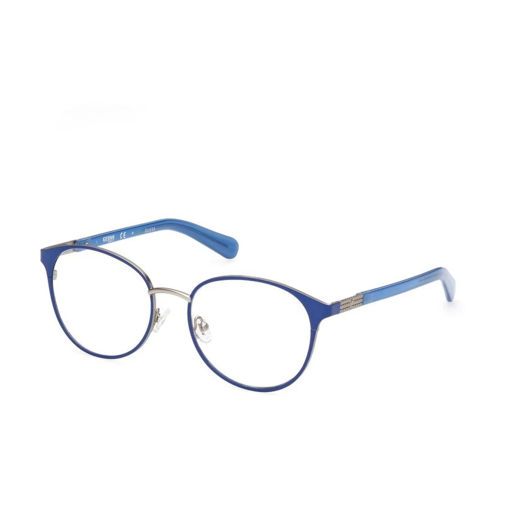 Guess Blauwe Metalen Frame Bril met UV-filter Blue Dames