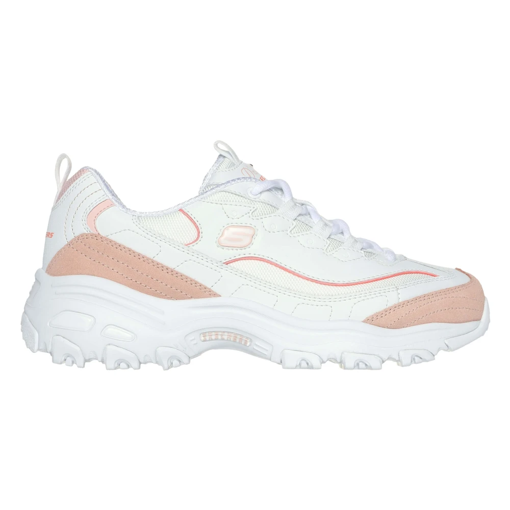 Skechers D Lites New Heat Sneakers White, Dam