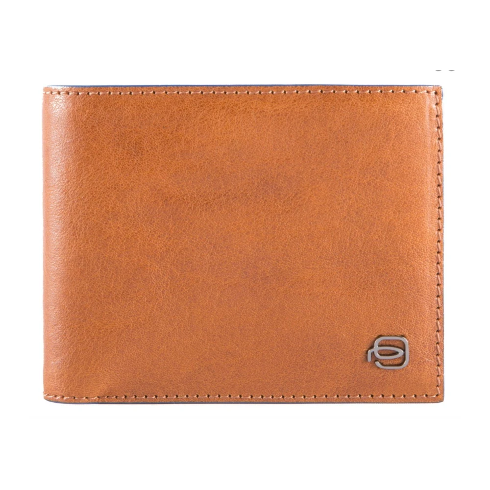 Piquadro Men's Brown Wallets & Cardholders, One Size, Cognac Leather Wallet Rfid Protection