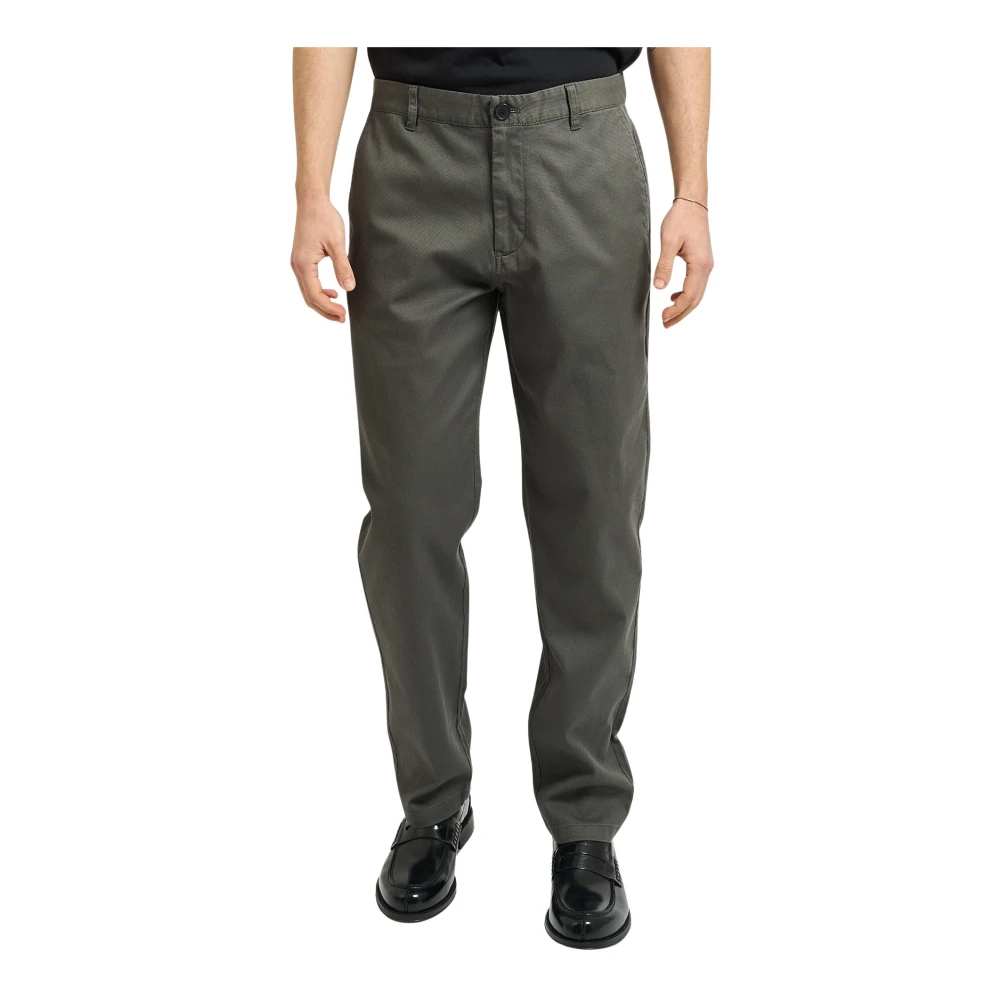 Armani Exchange Mannelijk Grijs Broeken Heren, W38, Katoen, Regular Fit Broeken