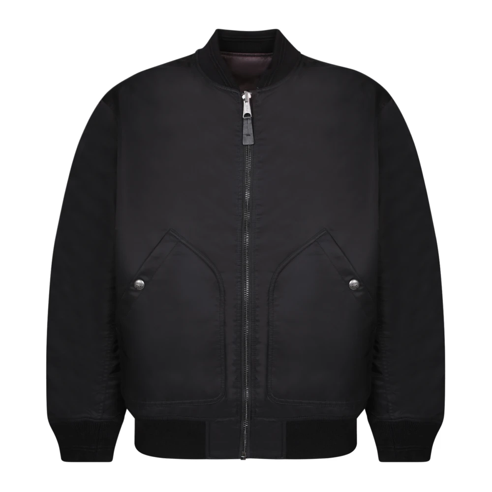 Diesel Zwarte Jas voor Mannen Aw24 Black Heren
