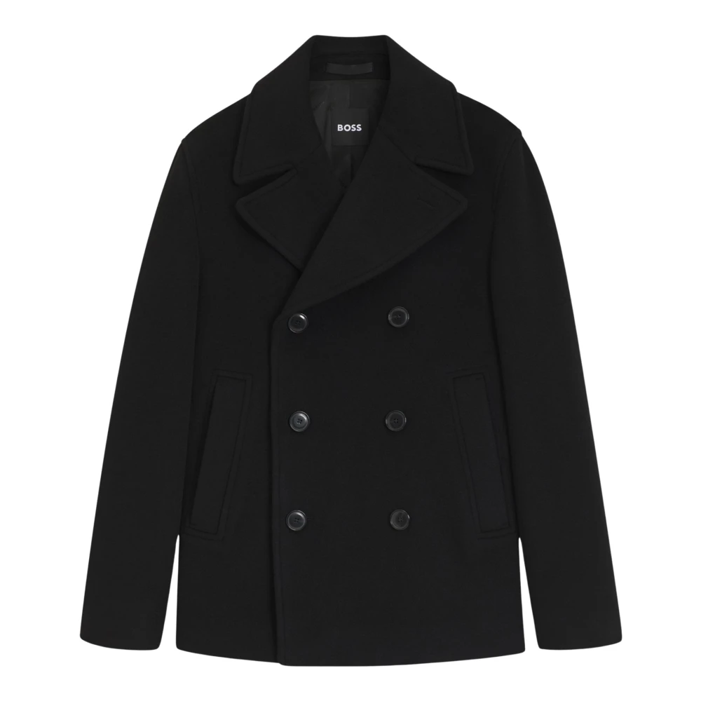 Boss Uomo Nero - H-Hyde Peacoat-264 - Coats - S