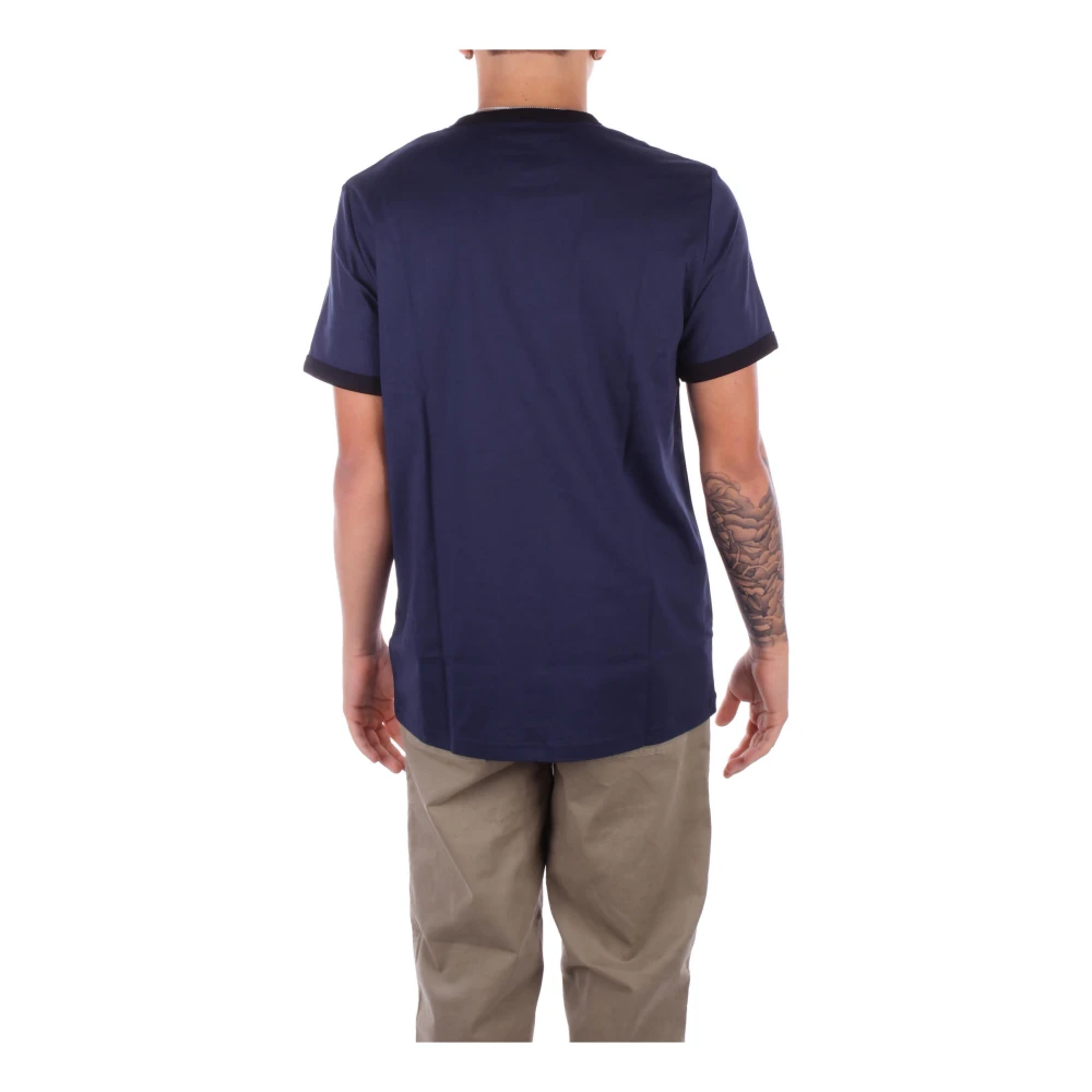 Fred Perry Logo Front T-shirts en Polo's Blue Heren