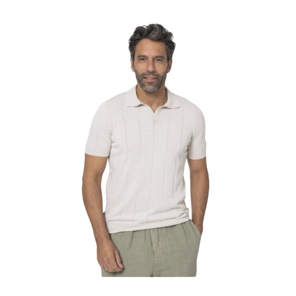 Gran Sasso Homme Beige - Tops > Polo Shirts