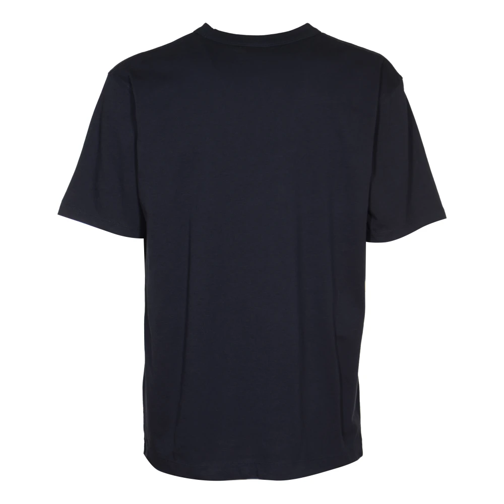 Dries Van Noten Blauwe T-shirts en Polos Heer Blue Heren