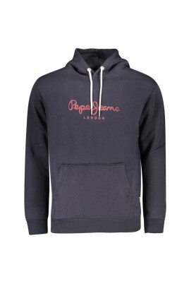 pull-a-capuche-homme-en-coton-bleu