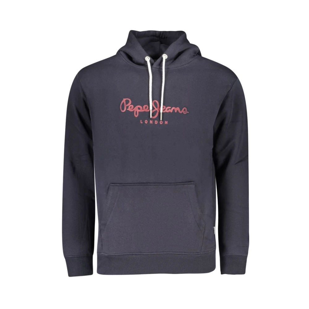 Pepe Jeans Men's Blue Cotton Sweater Hoodie