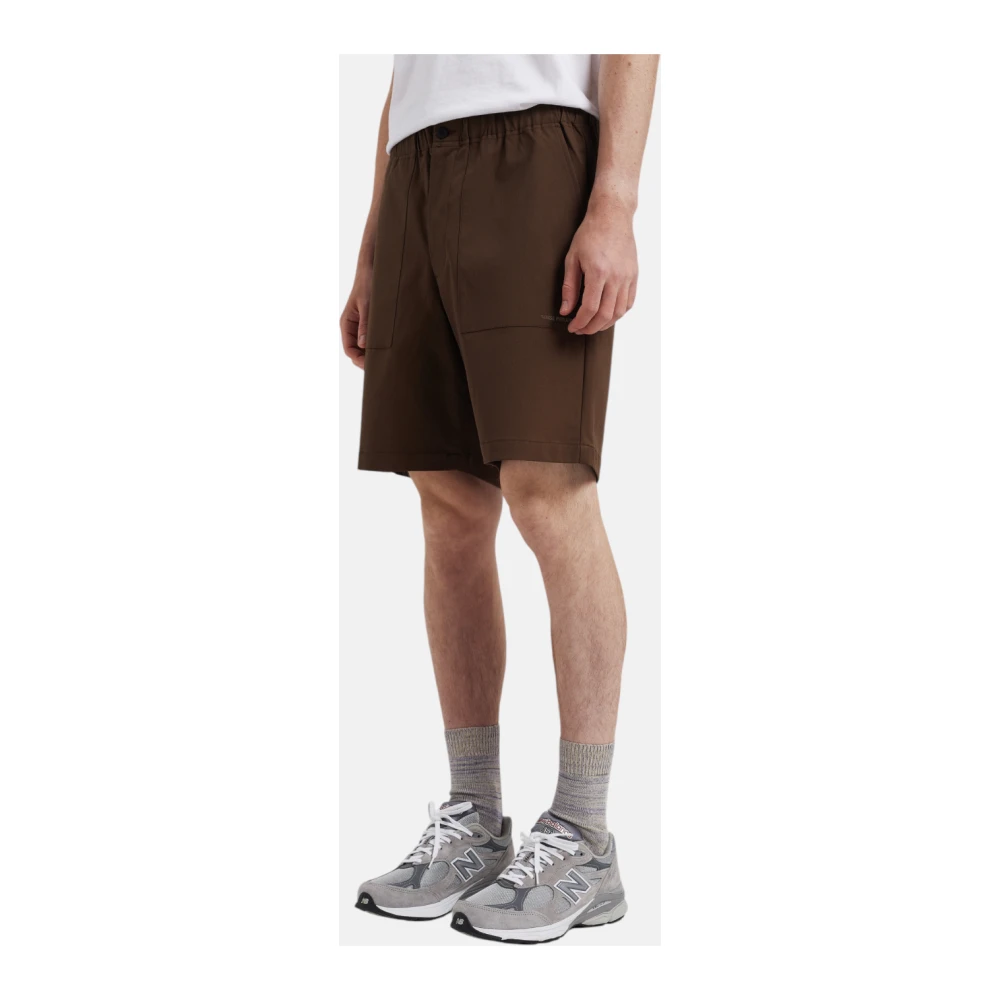 Norse Projects Ezra Kastanje Korte Broek Brown Heren