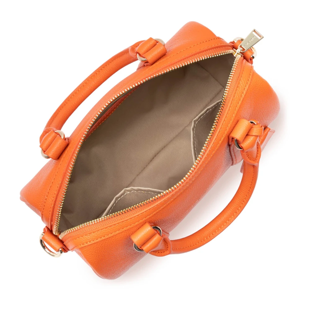 Lancaster Ritssluiting Schoudertas Milano Ana Oranje Orange Dames