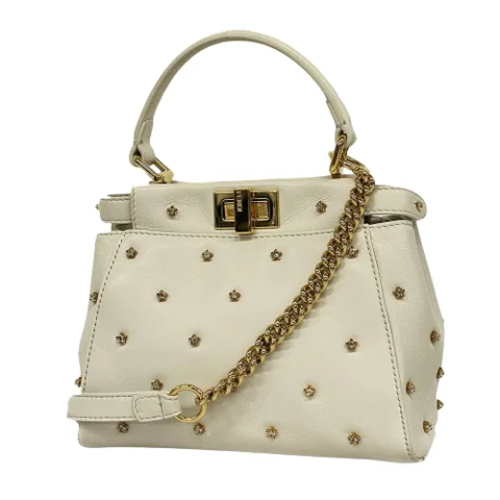 Fendi Vintage - Pre-owned > Pre-owned Bags > Pre-owned Shoulder Bags - White -