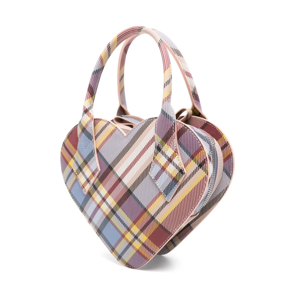 Vivienne Westwood Beige Schoudertas met Rits Multicolor Dames