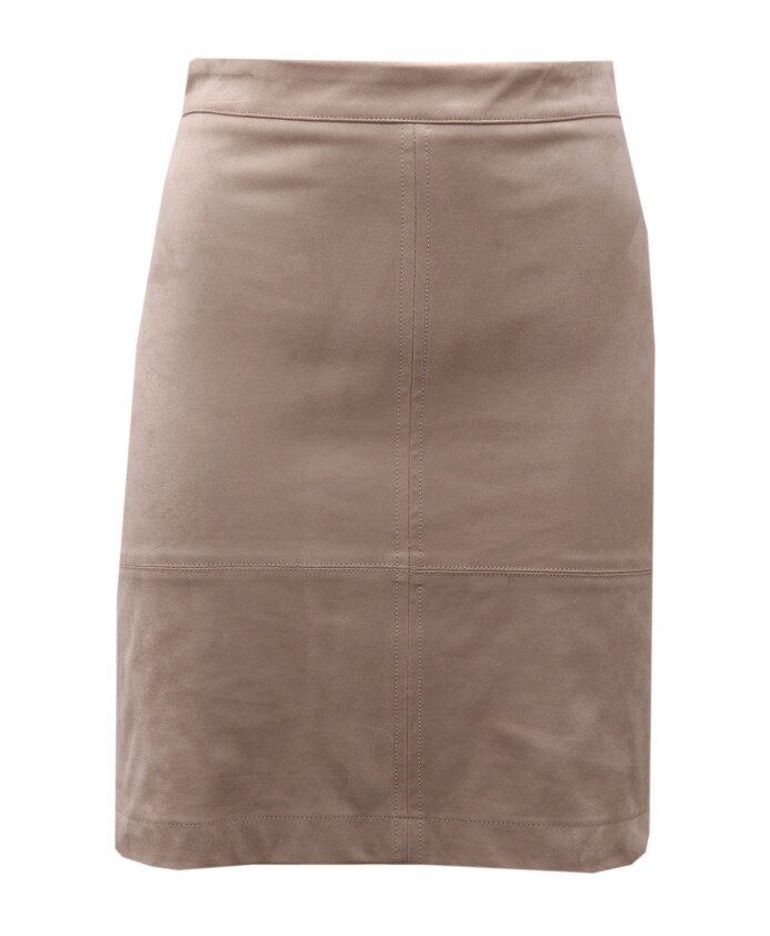 jupe-courte-en-eco-daim-marron