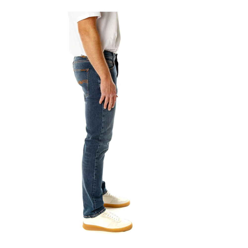 Nudie Jeans Comfort Stretch Slim Fit Jeans Blue Heren