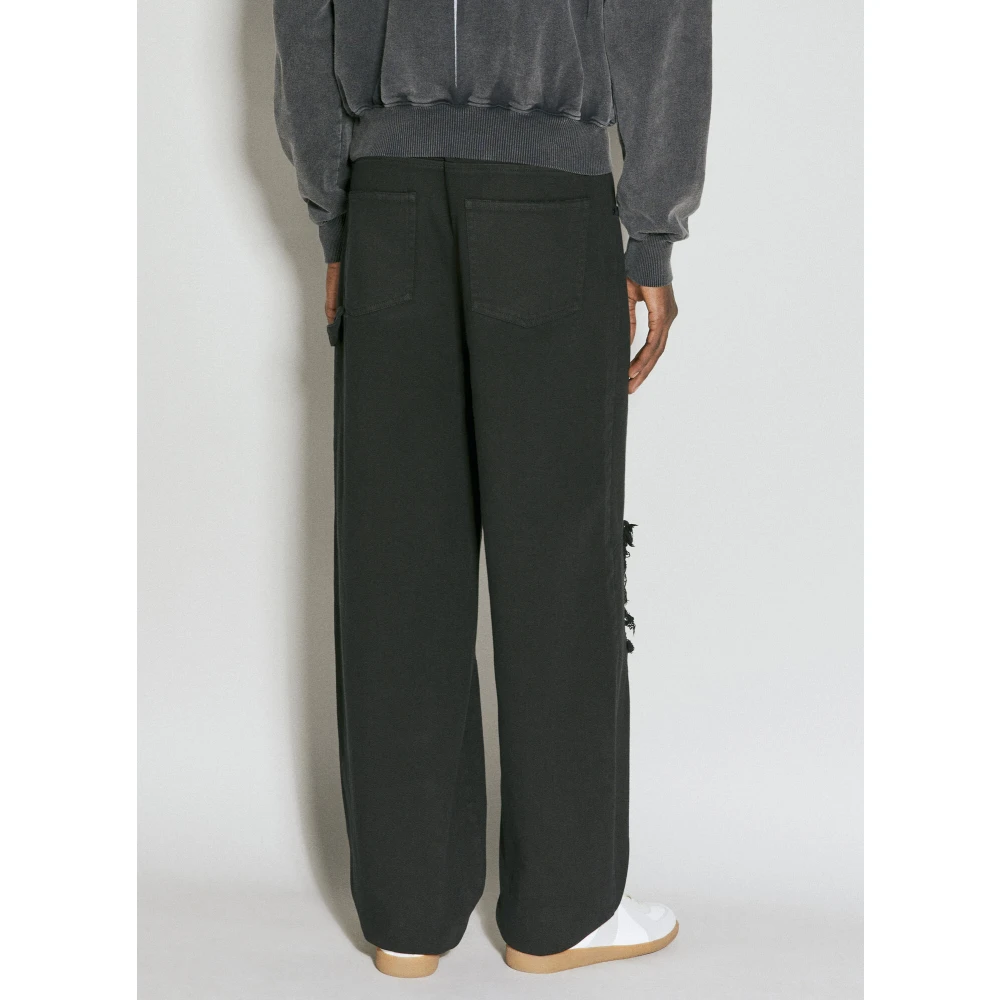 Han Kjøbenhavn Versleten Denim Kniebroek Black Heren