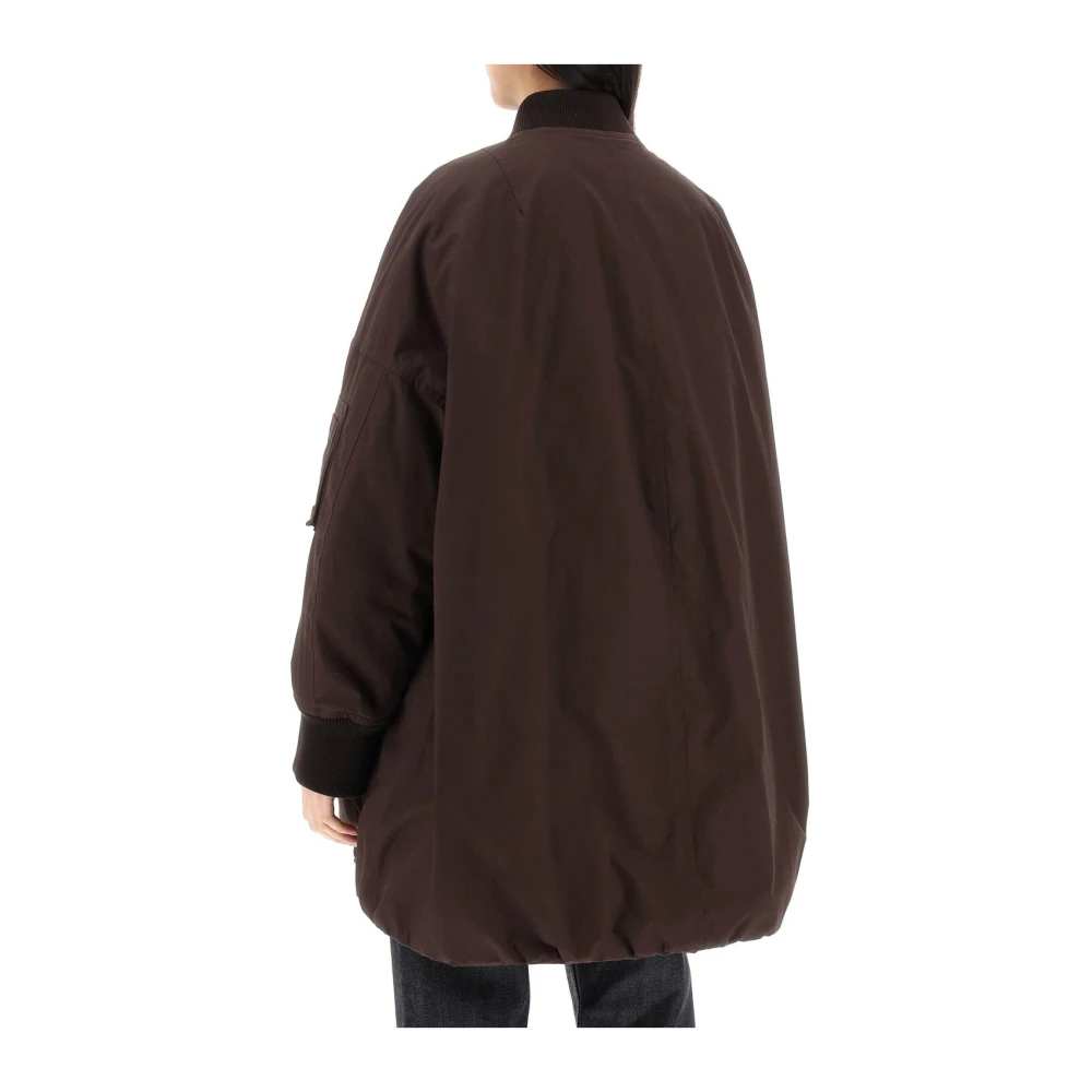 Jil Sander Stijlvolle jas voor mannen en vrouwen Brown Dames