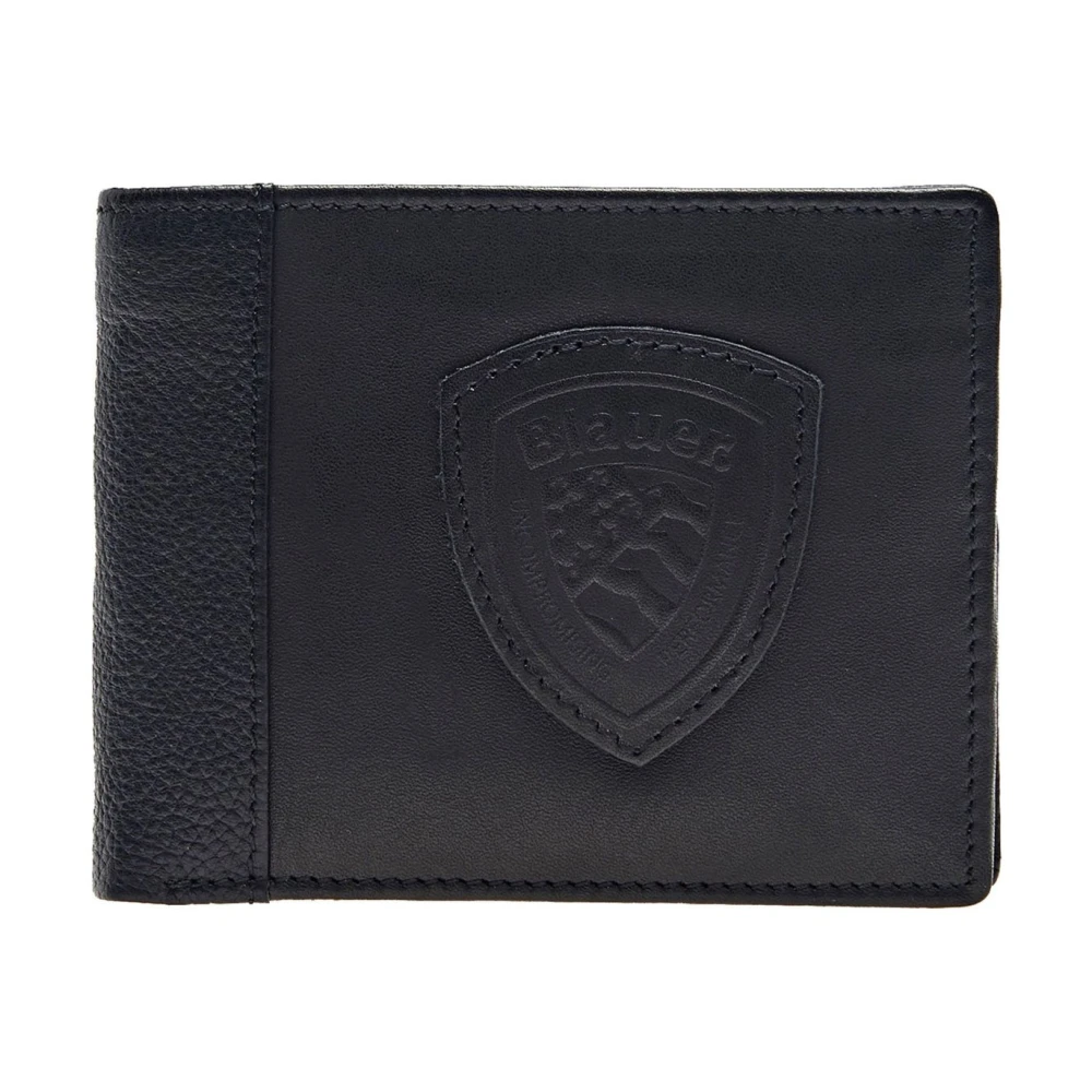 Blauer Wallets & Cardholders, Male, One Size, Leather Card Wallet Men Black