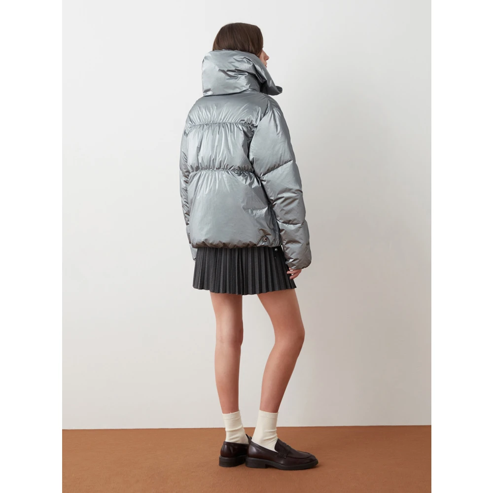 Colmar Metallic Oversized Glam Winterjas Gray Dames